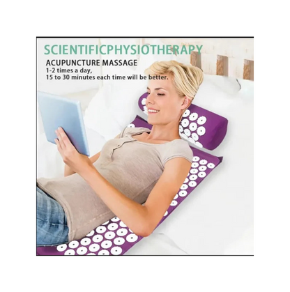 Yoga Acupressure Mat & Pillow Set