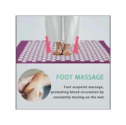 Yoga Acupressure Mat & Pillow Set