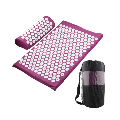 Yoga Acupressure Mat & Pillow Set