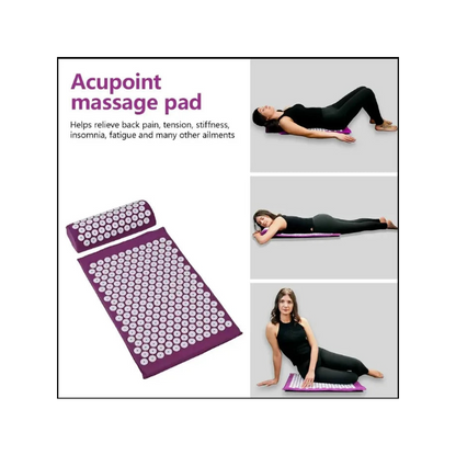Yoga Acupressure Mat & Pillow Set